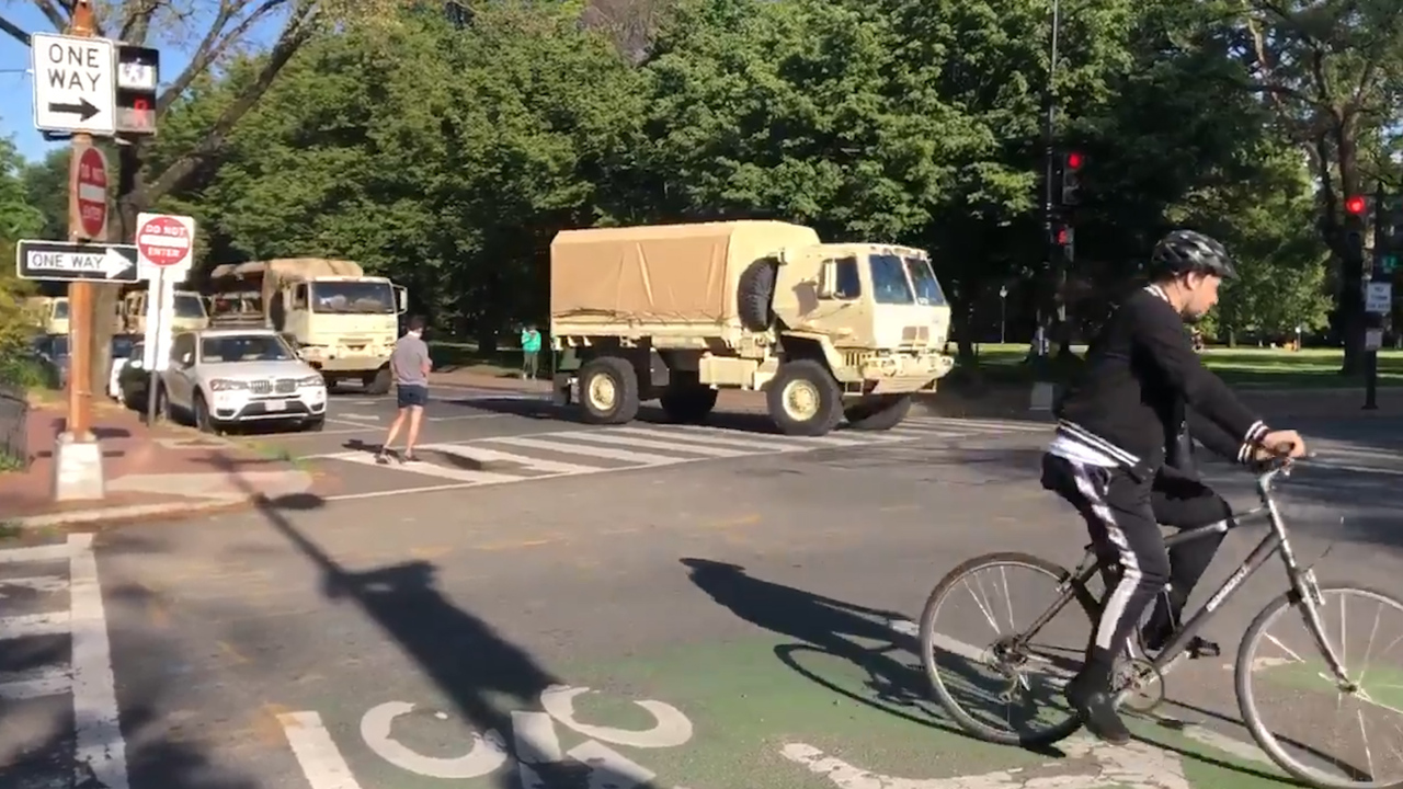 As White House braces for largest protest yet, Pentagon sends troops home