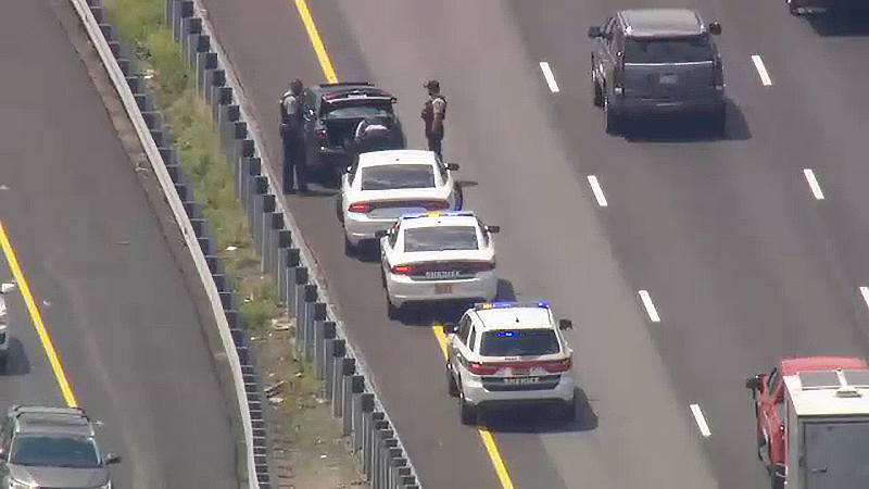 Two arrested after car chase ends on I-40 (Video) | Raleigh News & Observer