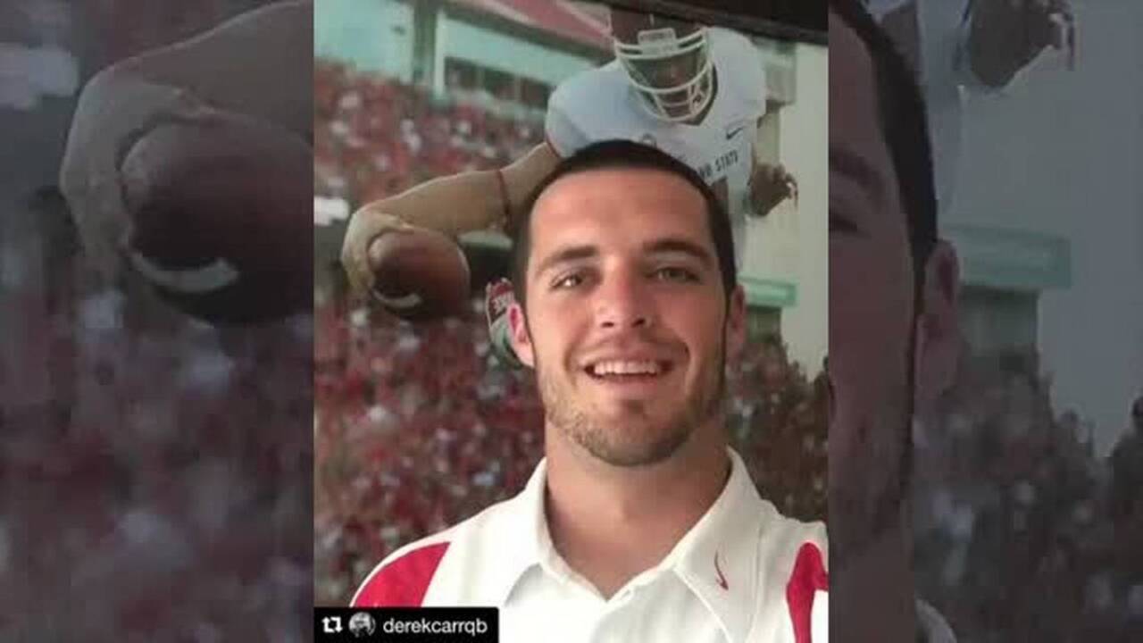 Derek Carr blessed beyond his wildest dreams