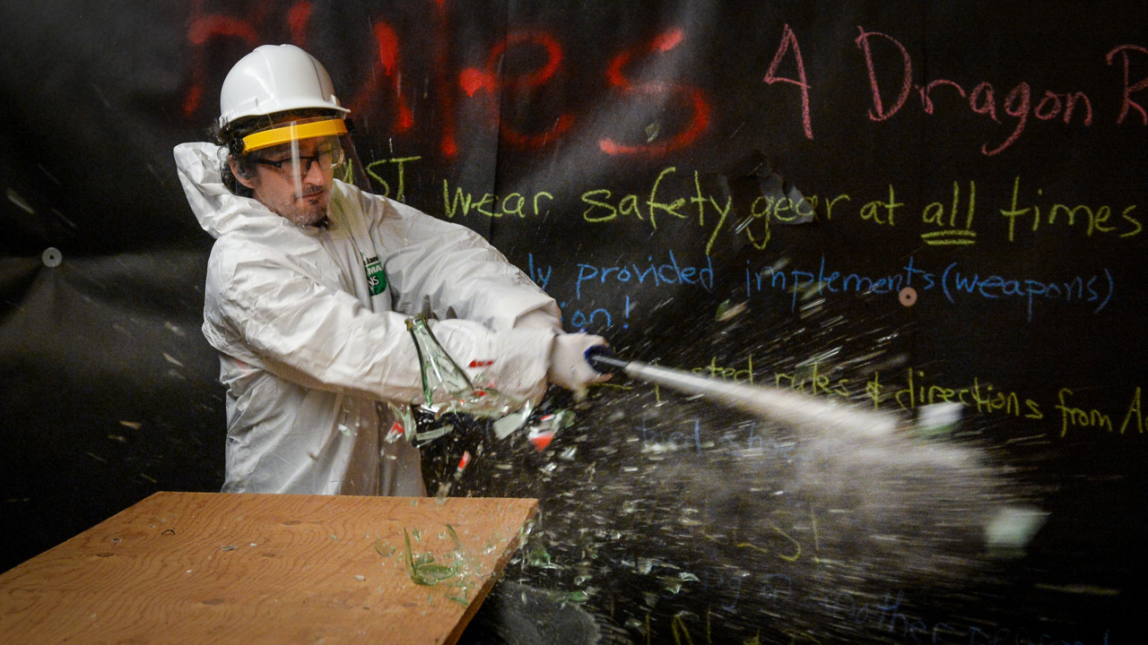 This Fresno business lets you get the anger out by breaking stuff. It even cleans up