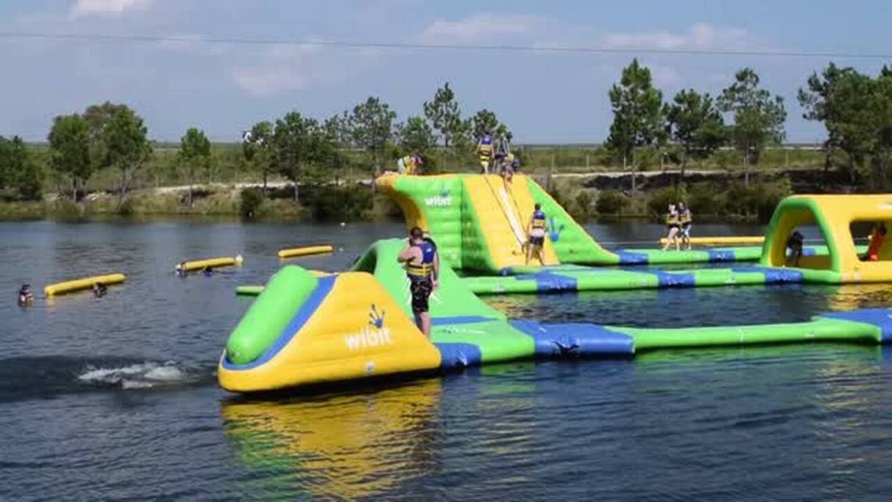 A floating playground in North Myrtle Beach? Check out the Aqua Park