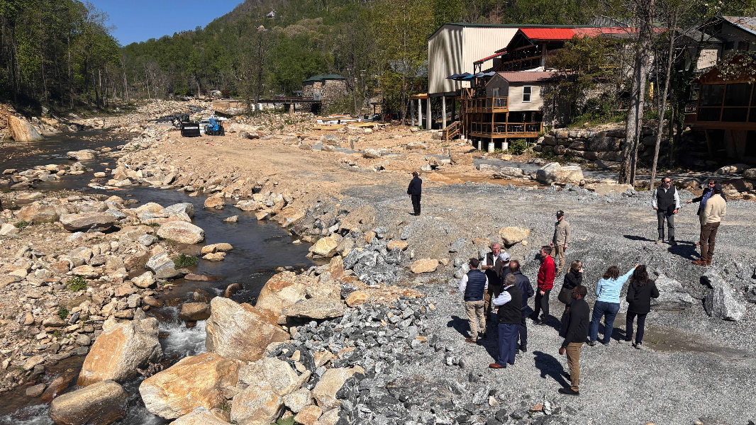 Budd praises Mullin’s momentum on NC Helene relief. He sees more red tape to cut.