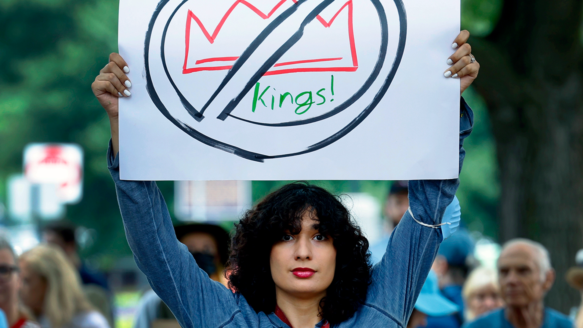 ‘This is what democracy looks like.’ Hundreds rally at ‘No Kings’ protest in Columbus, GA