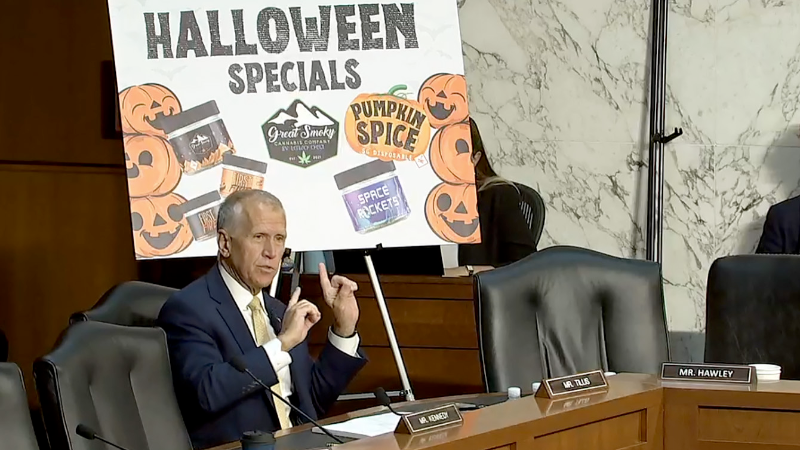 Tillis urges DOJ probe into Cherokee's marijuana business in NC