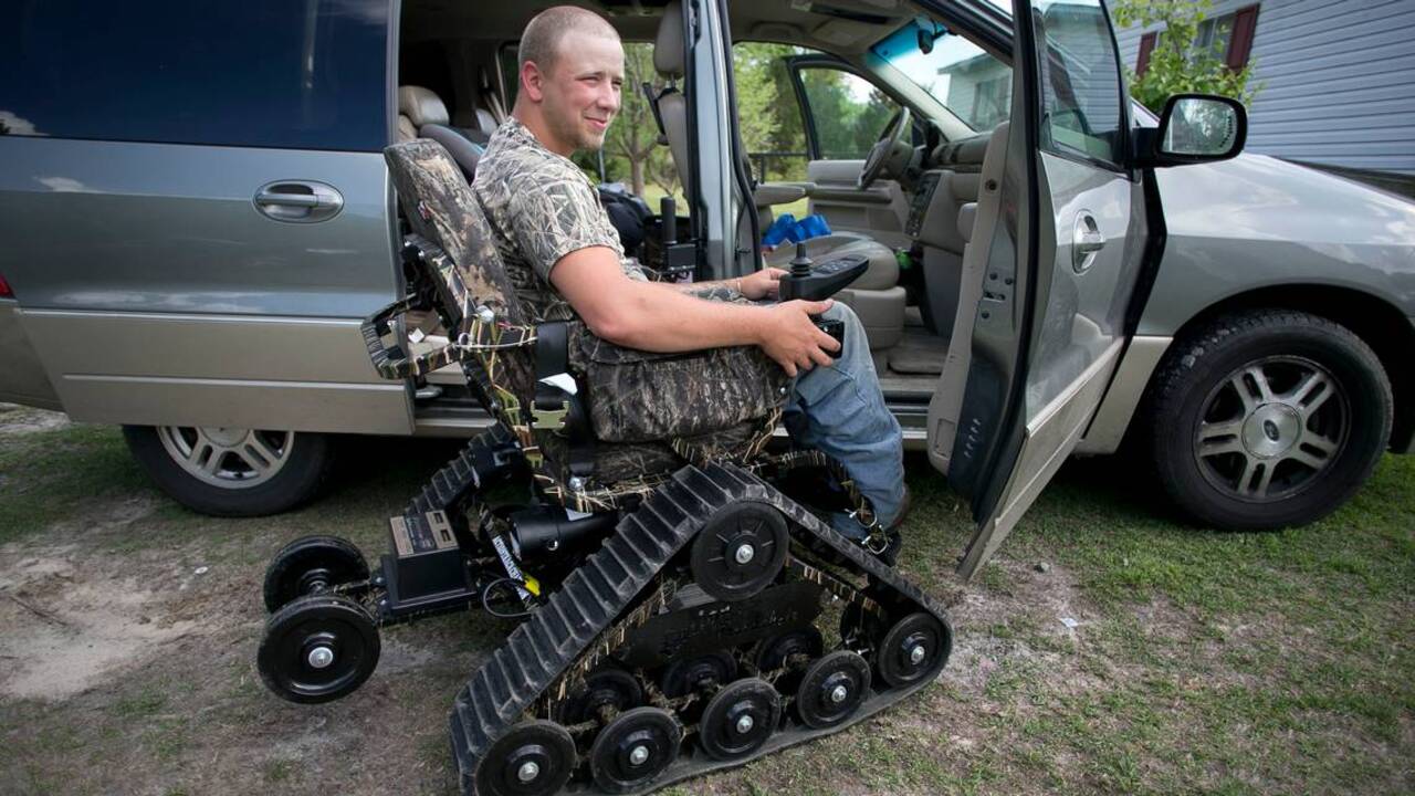 All-terrain wheelchair gets disabled sportsman back outdoors – Shaffer