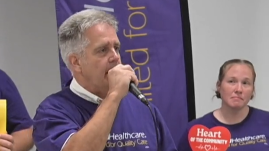 State Rep. Conklin shares his support for healthcare workers on strike