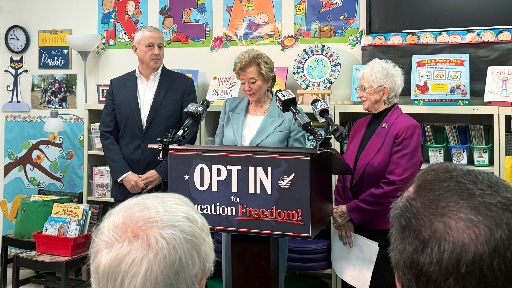 Linda McMahon talks Education Freedom Tax Credit in High Point
