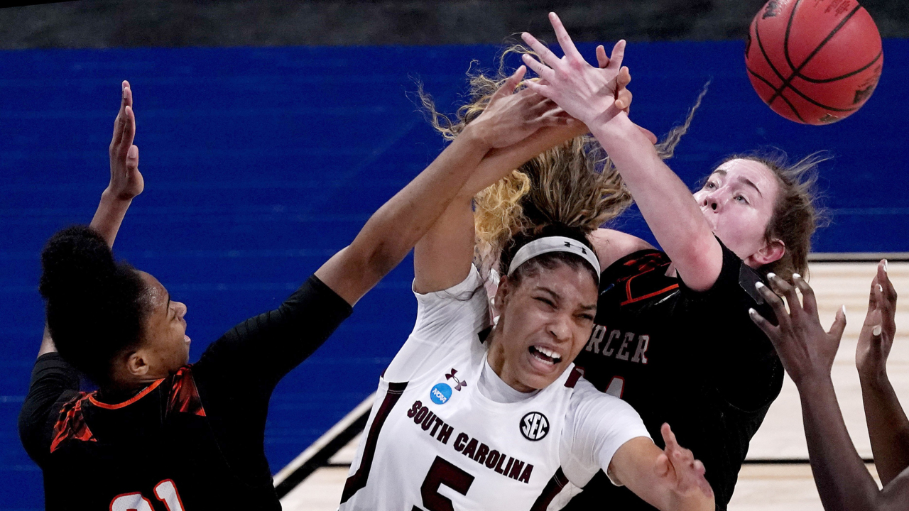 South Carolina battles Mercer in NCAA Women’s Basketball Tournament action