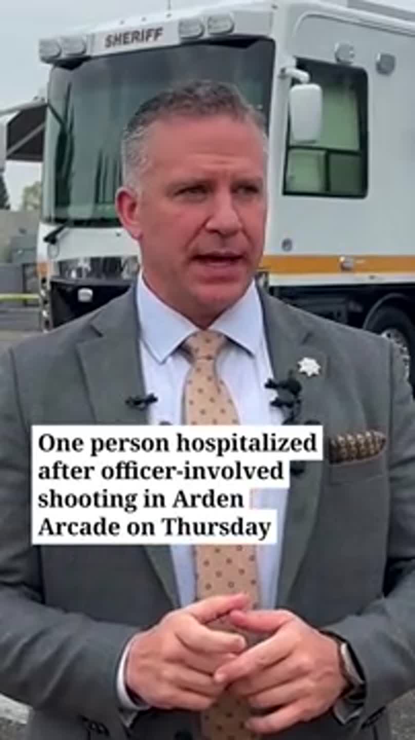 See the scene of officer-involved shooting in Arden Arcade