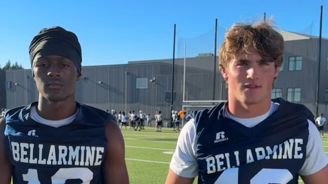Bellarmine Prep DB Ezra Mungai, LB Casey Gebauer preview 2026 football season
