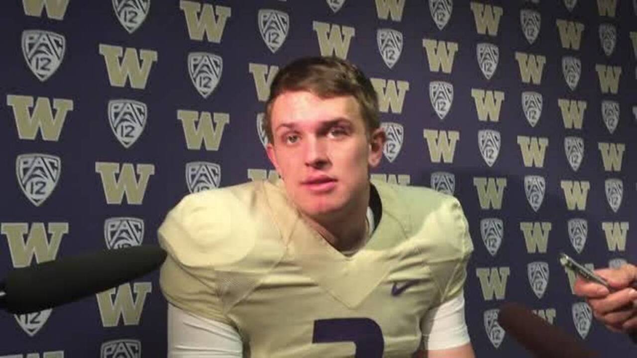 VIDEO: QB Jake Browning discusses Huskies' spring preview