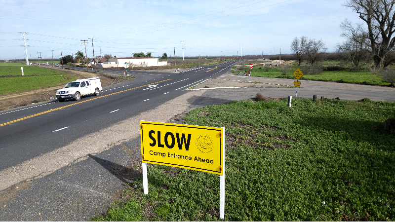 Supes OK four-way stop where young Camp Taylor volunteer died