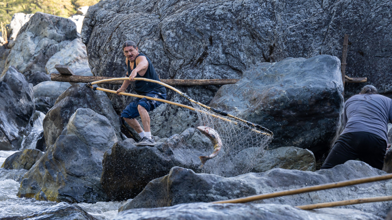 ‘This is a sacred place.’ Watch Karuk Tribe fish for salmon according to their traditions