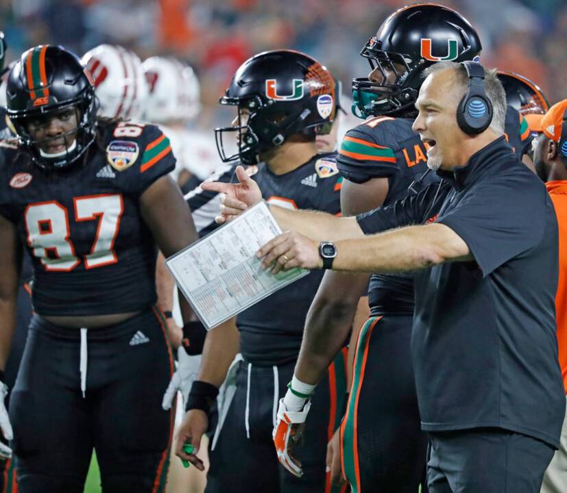 Hurricanes coach Richt on late first-half frustration: ‘If you watch the tape, you’ll see’