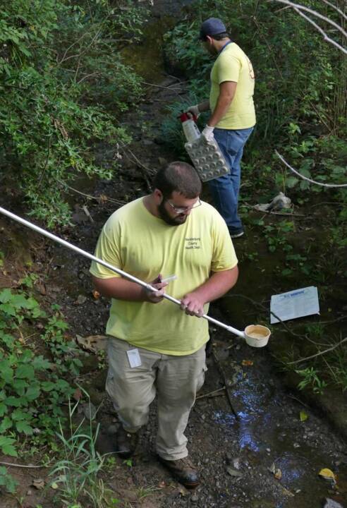 Mecklenburg Health Department on mosquito patrol in Charlotte