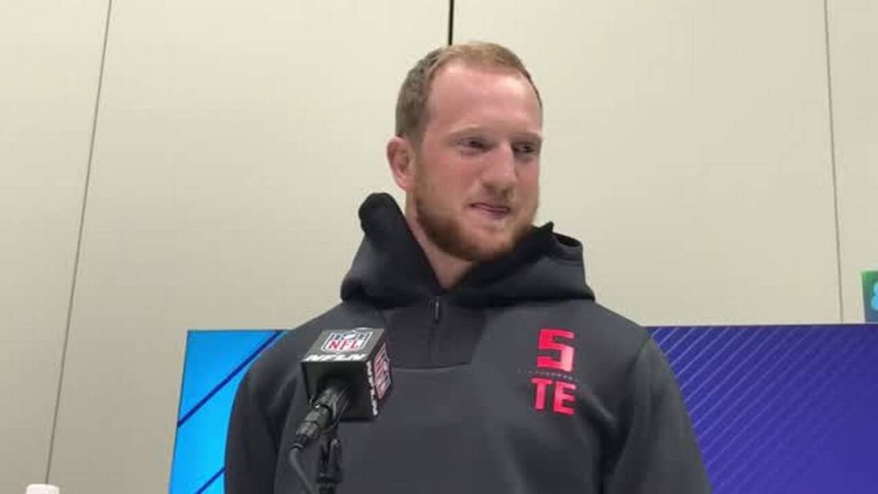 UW tight end Will Dissly at NFL combine: why he  converted from D-line
