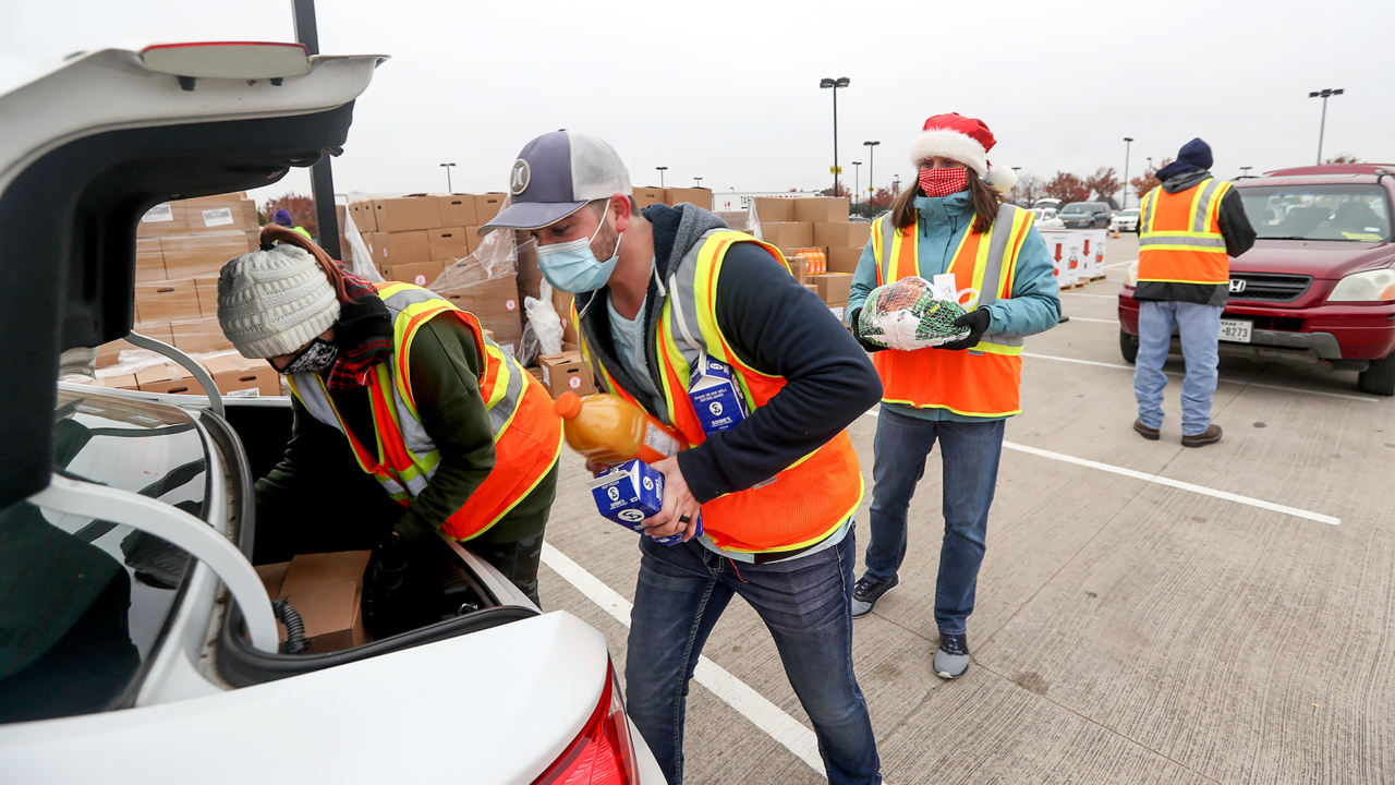 Goodfellows hands out more than 3,400 meals in first day of Christmas food distribution
