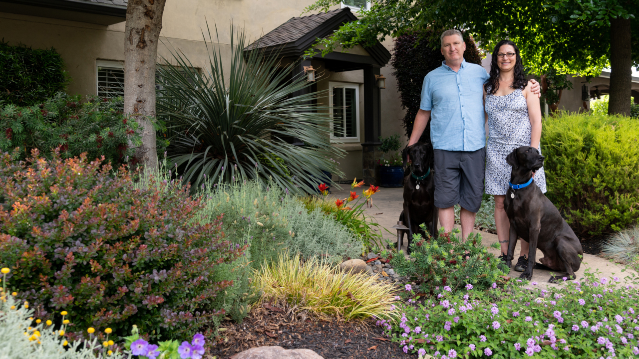 See why these Sacramento residents decided to go with drought tolerant landscaping