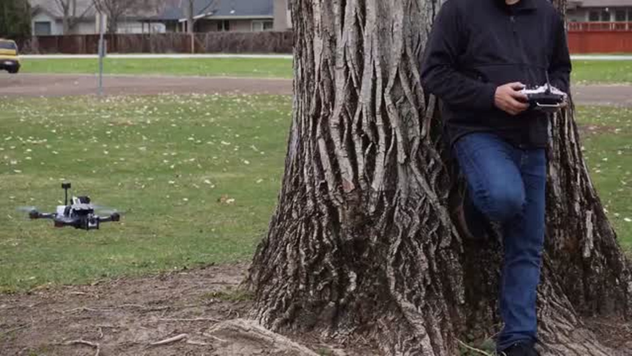 The View From A Racing Drone (w/commentary)