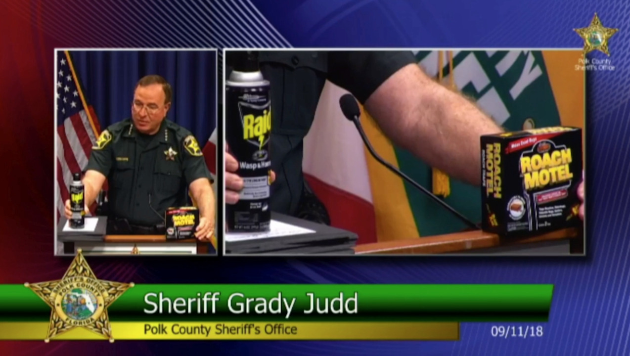 Florida sheriff: Inmates eat and smoke paper sprayed with roach poison to get high