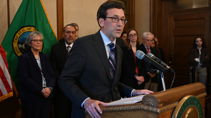 Gov. Bob Ferguson reveals plan to save $4 billion that includes state job cuts, furloughs