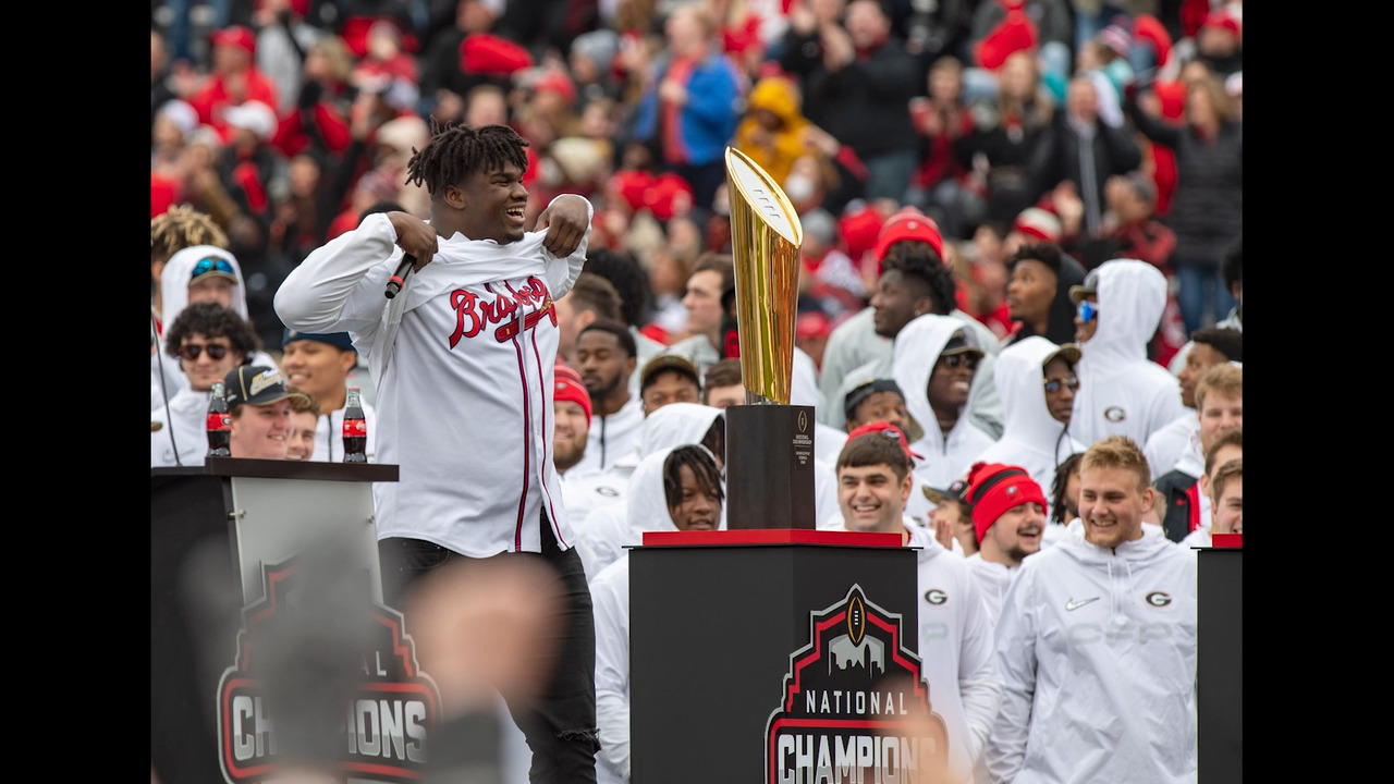 Photos: Georgia fans celebrate national championship Saturday in Athens