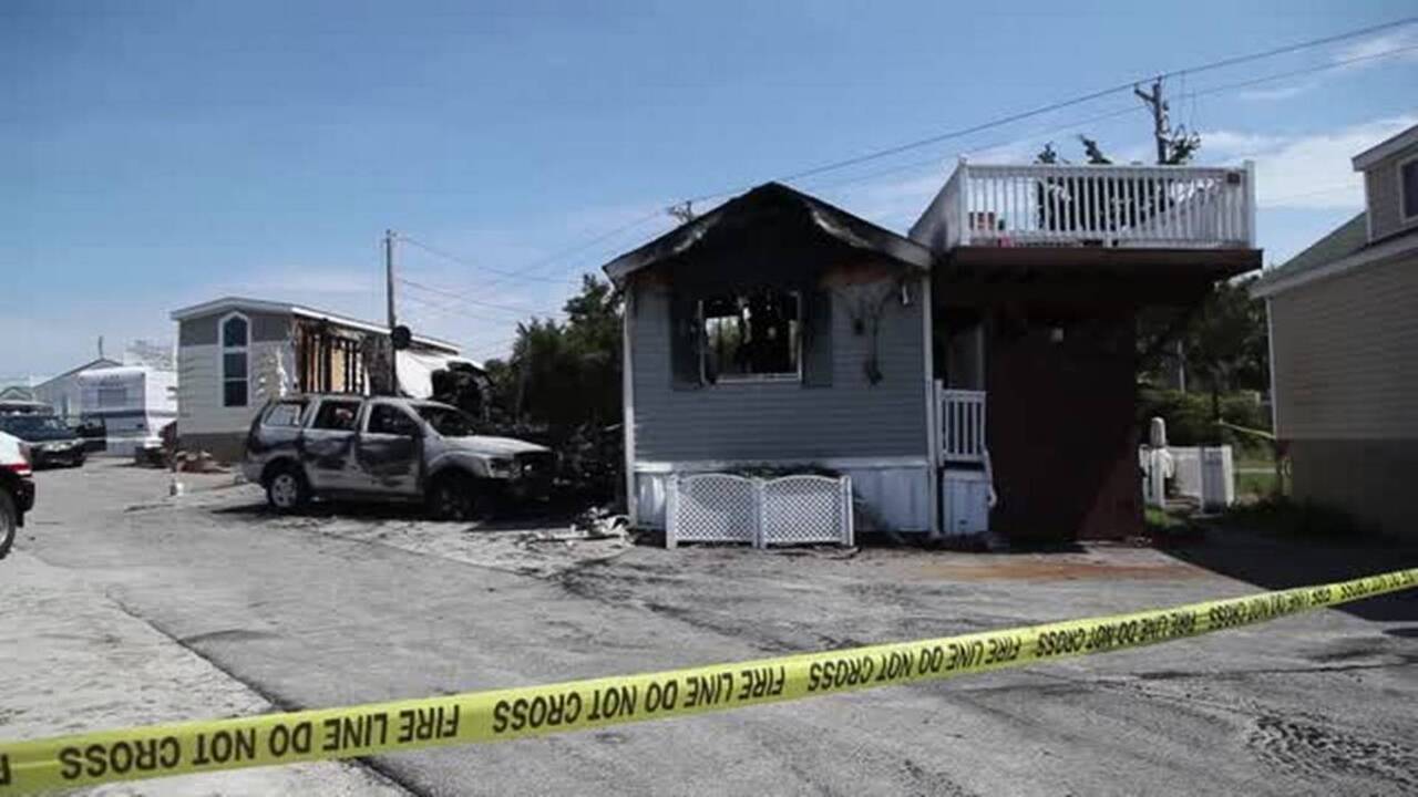 Watch: The aftermath of the Apache Campground fire in Myrtle Beach ...