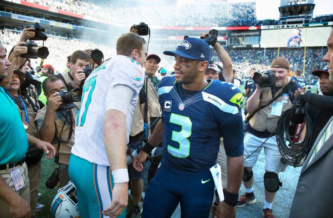 Seahawks' Russell Wilson on ankle: "It's a little sore, but I'll be all right"