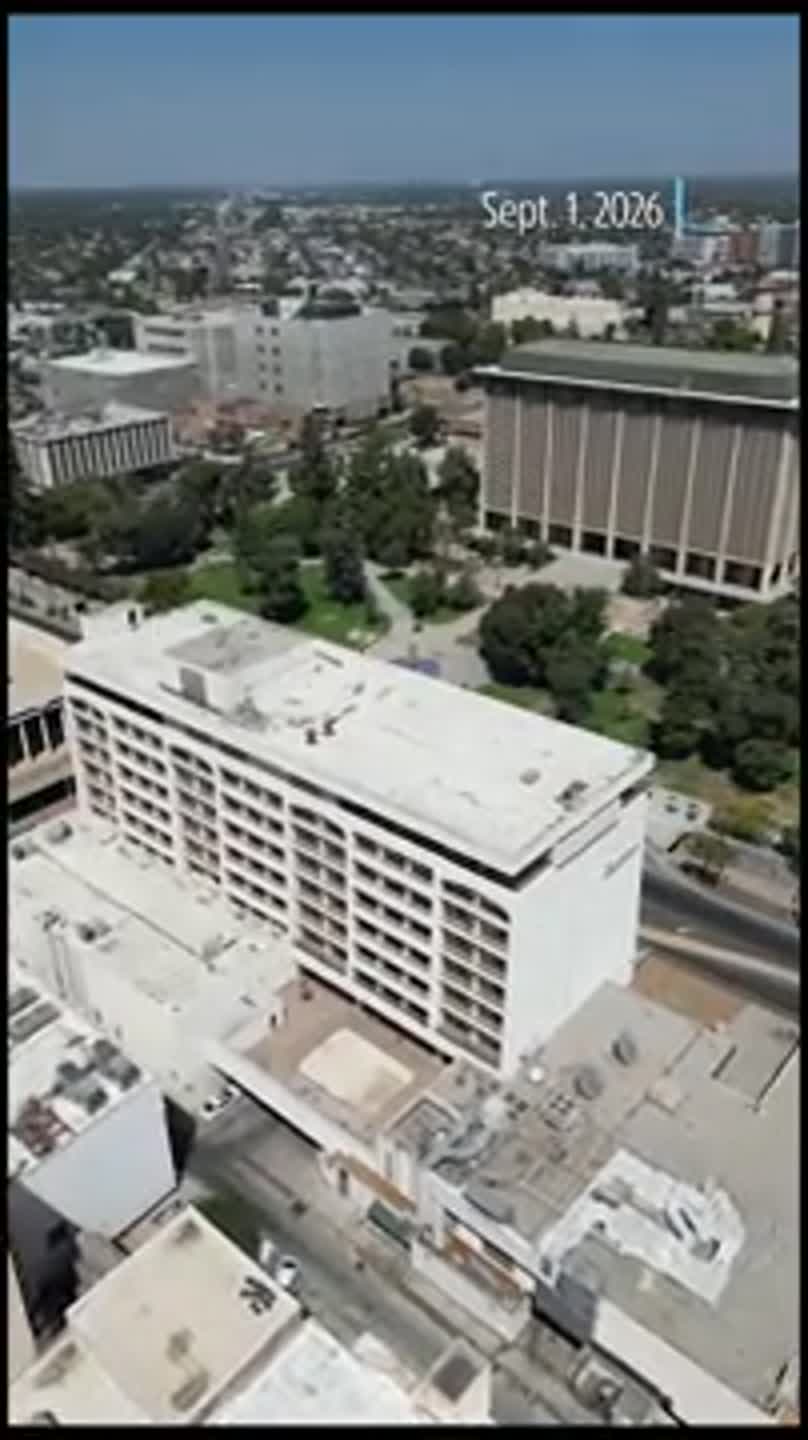 Downtown Fresno's Radisson hotel building is back on the market