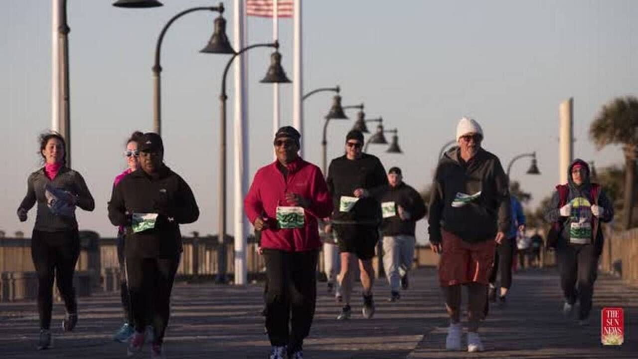 Running for this marathon participant from Myrtle Beach is all about the heart