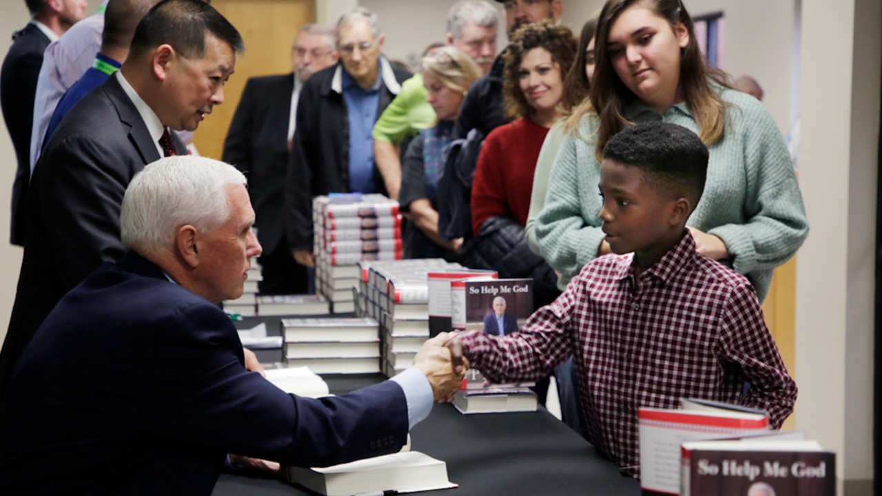Pence was in Rock Hill to sign books. But there was much talk of a 2024 presidential run