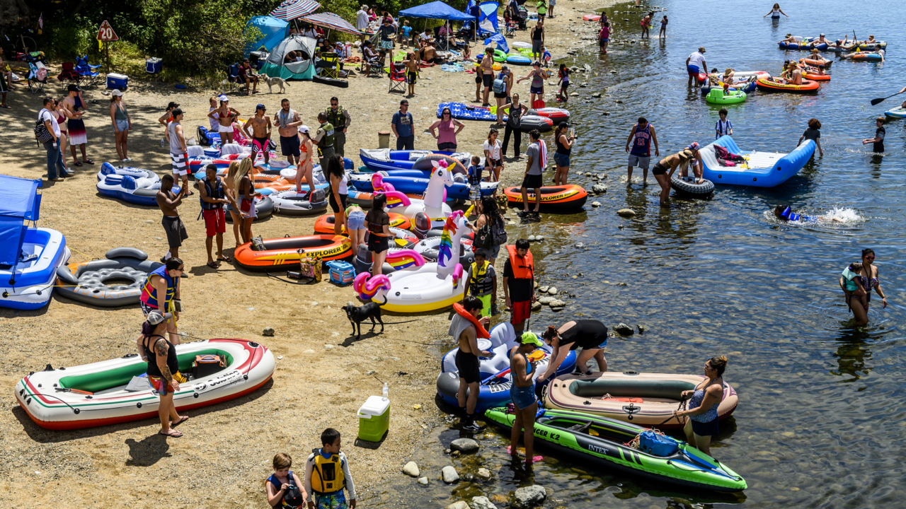 What American River rafting looked like on Memorial Day weekend amid coronavirus