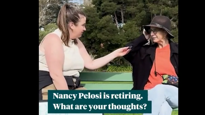 Video: San Franciscans react to Nancy Pelosi's retirement announcement