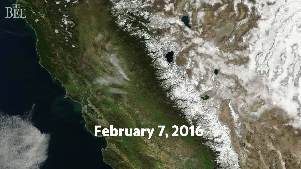 There’s not much snow in the Sierra. See how it compares to February in recent years