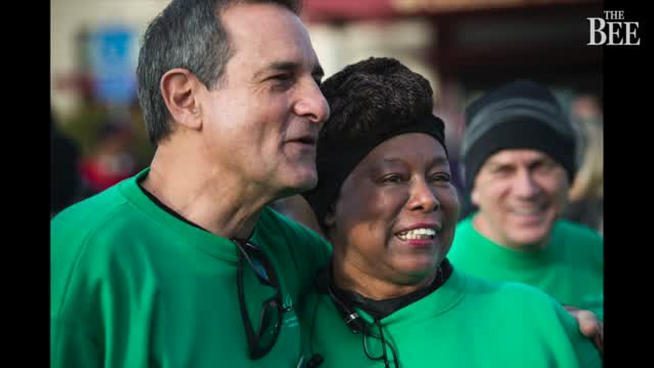 Black and white pastors join forces during MLK march