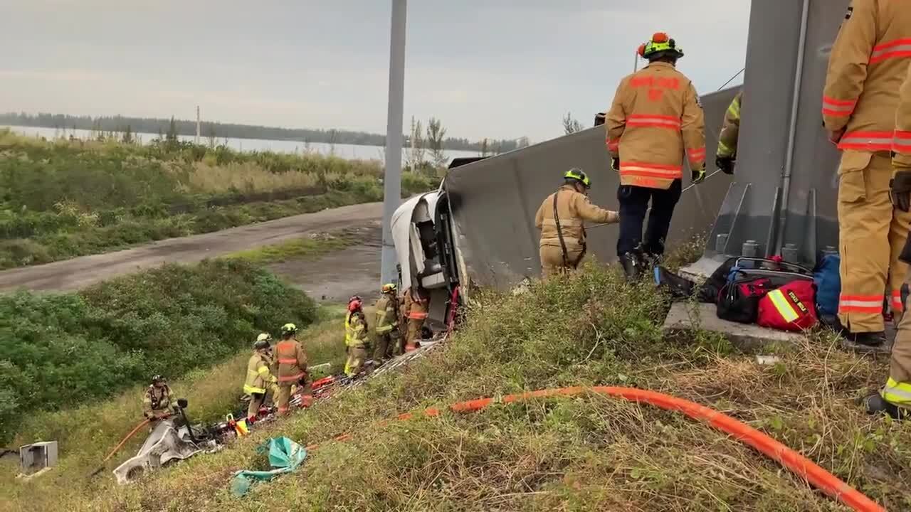 One person airlifted after four vehicle crash on Turnpike | Miami Herald