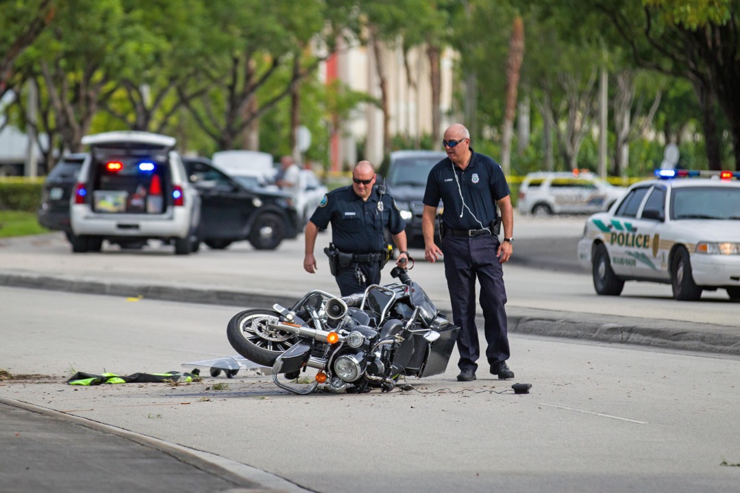 Doral police motorman airlifted to JMH after crash, police say | Miami ...