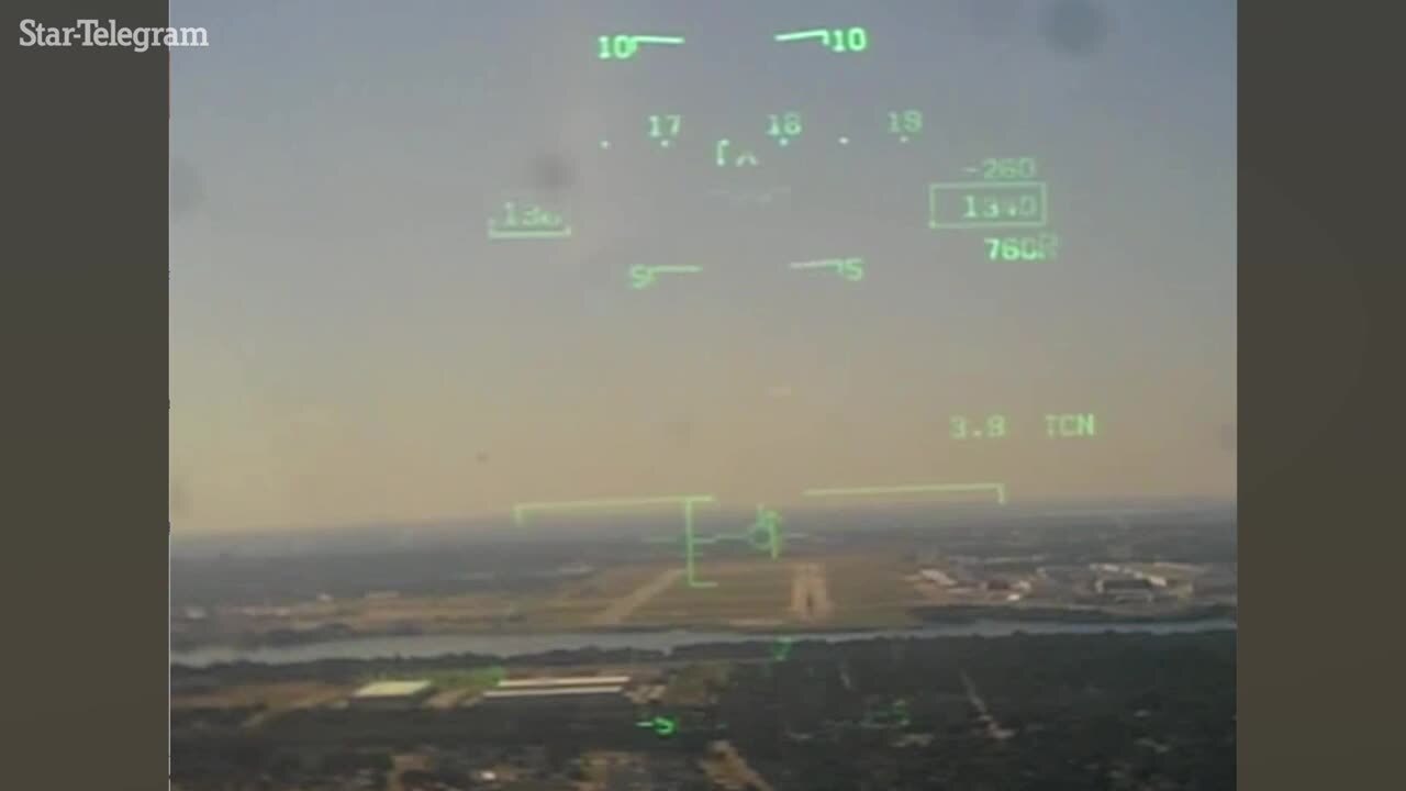 Watch: Pilots have seconds to eject before fiery military plane crash near Fort Worth