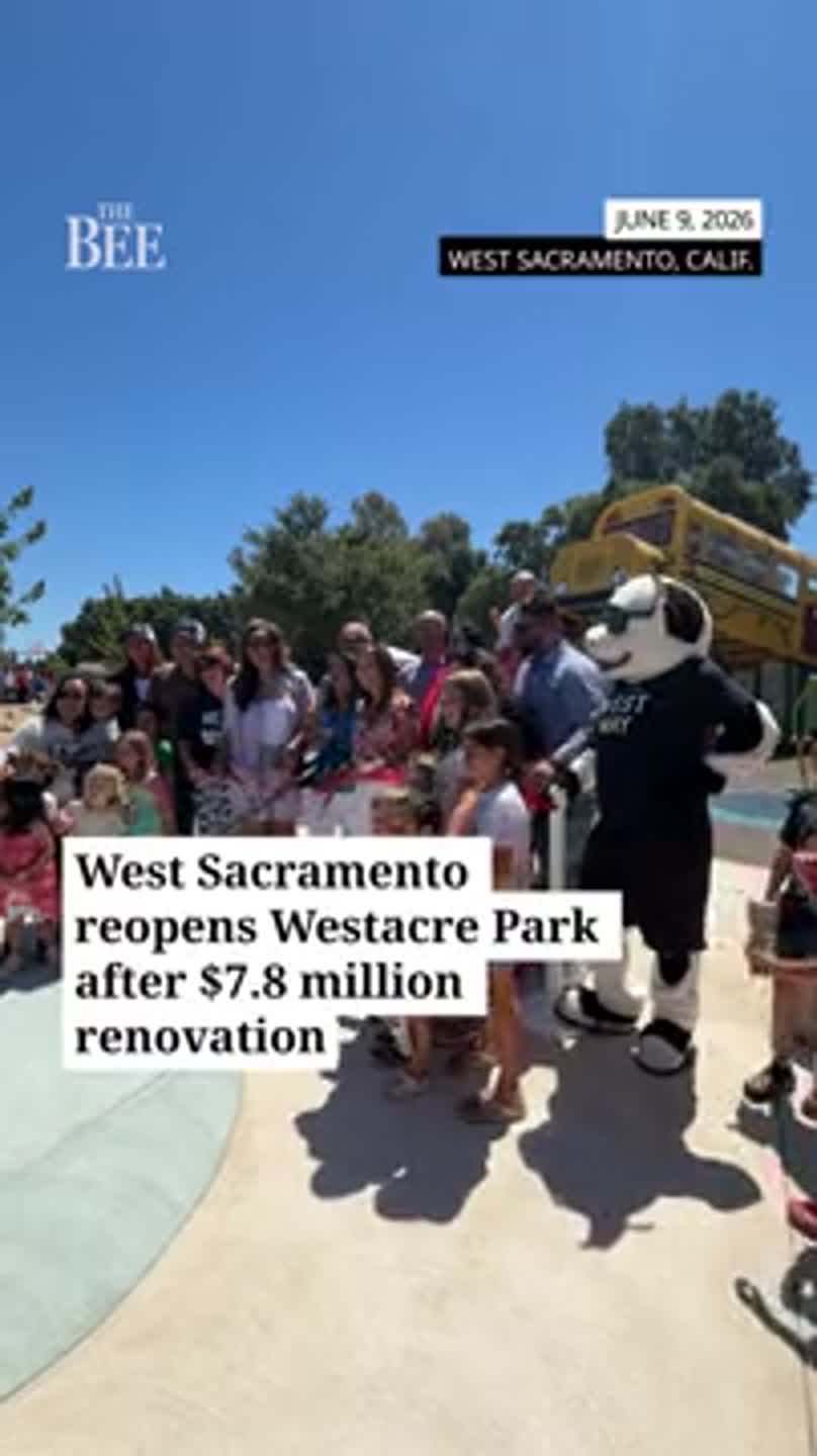 Watch kids check out new facilities in West Sacramento park