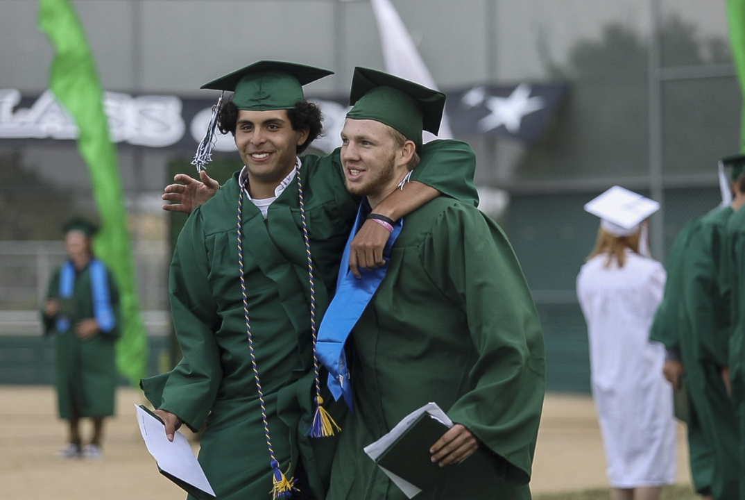 Watch Templeton High School celebrate drive-in graduation ceremony
