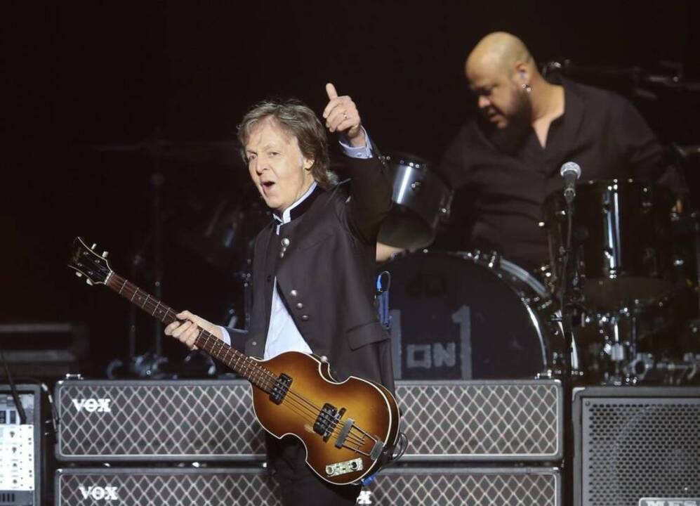 Former Beatle Paul McCartney plays to sold-out Wichita arena
