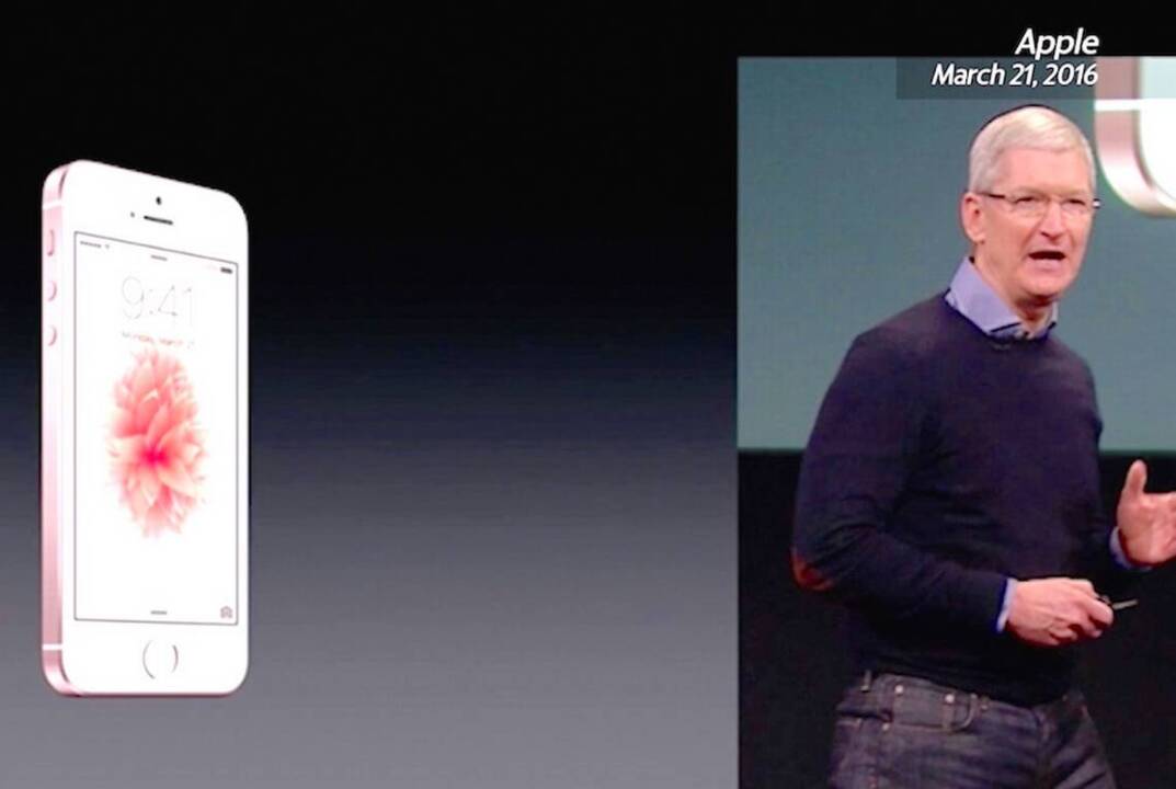 Apple's Tim Cook introduces new iPhone, iPad
