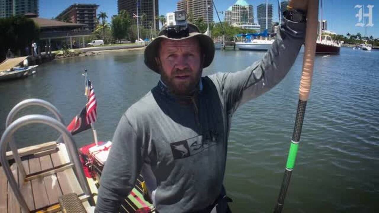 Army veteran paddle boards 3,500 miles to raise awareness for veterans