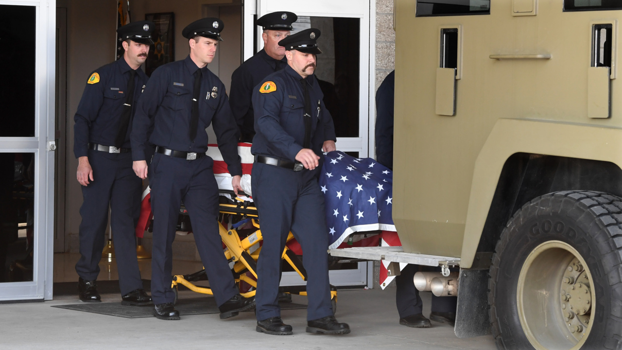 Procession held for Santa Barbara County firefighter who died in skiing accident at China Peak