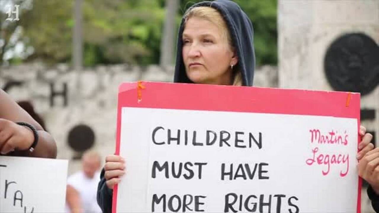 Crowds demand end to stand your ground law at Trayvon Martin vigil one year after his death
