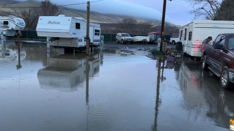 Beach RV Park residents evacuate to higher ground
