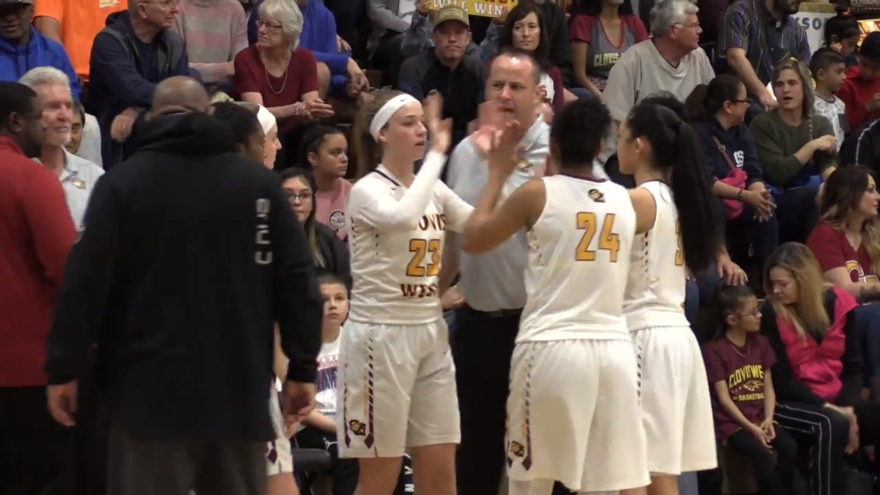 Highlights of Clovis West girls eliminating Mater Dei