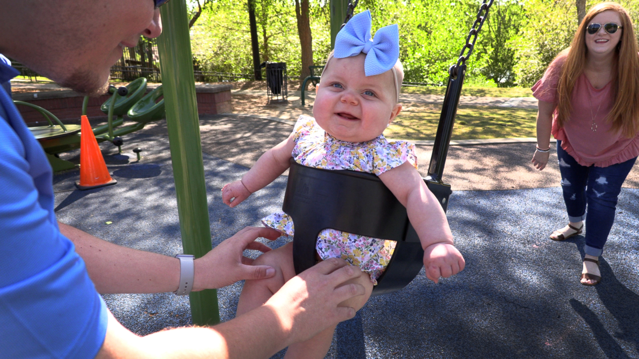 Columbus baby made it through heart surgery like a ‘warrior.’ Meet Ansley and her family