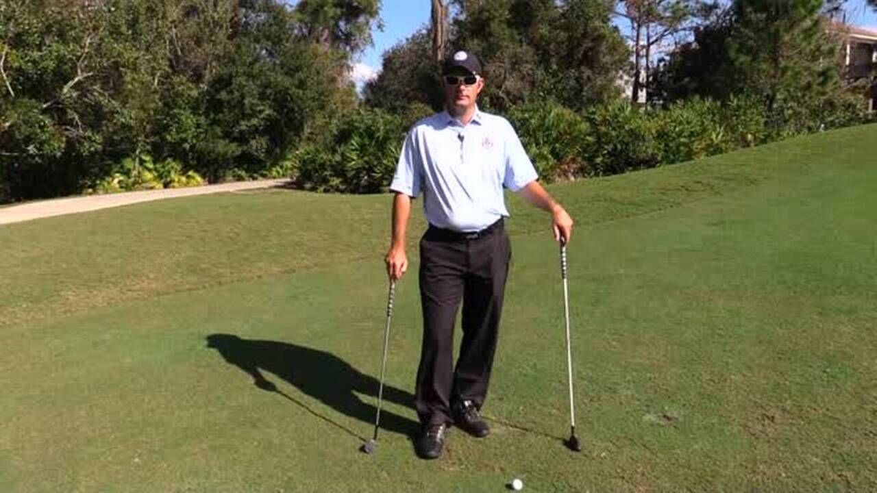 How to hit a hybrid chip shot