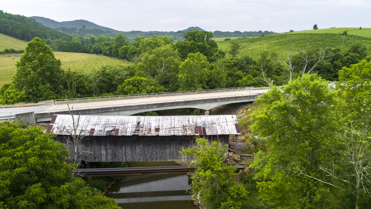 Drone video: Tour six Kentucky covered bridges